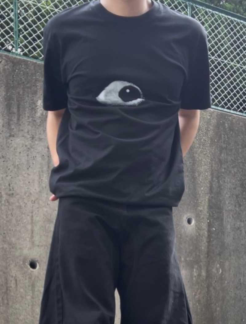 オールドアイプリントルーズTシャツ BU1044
