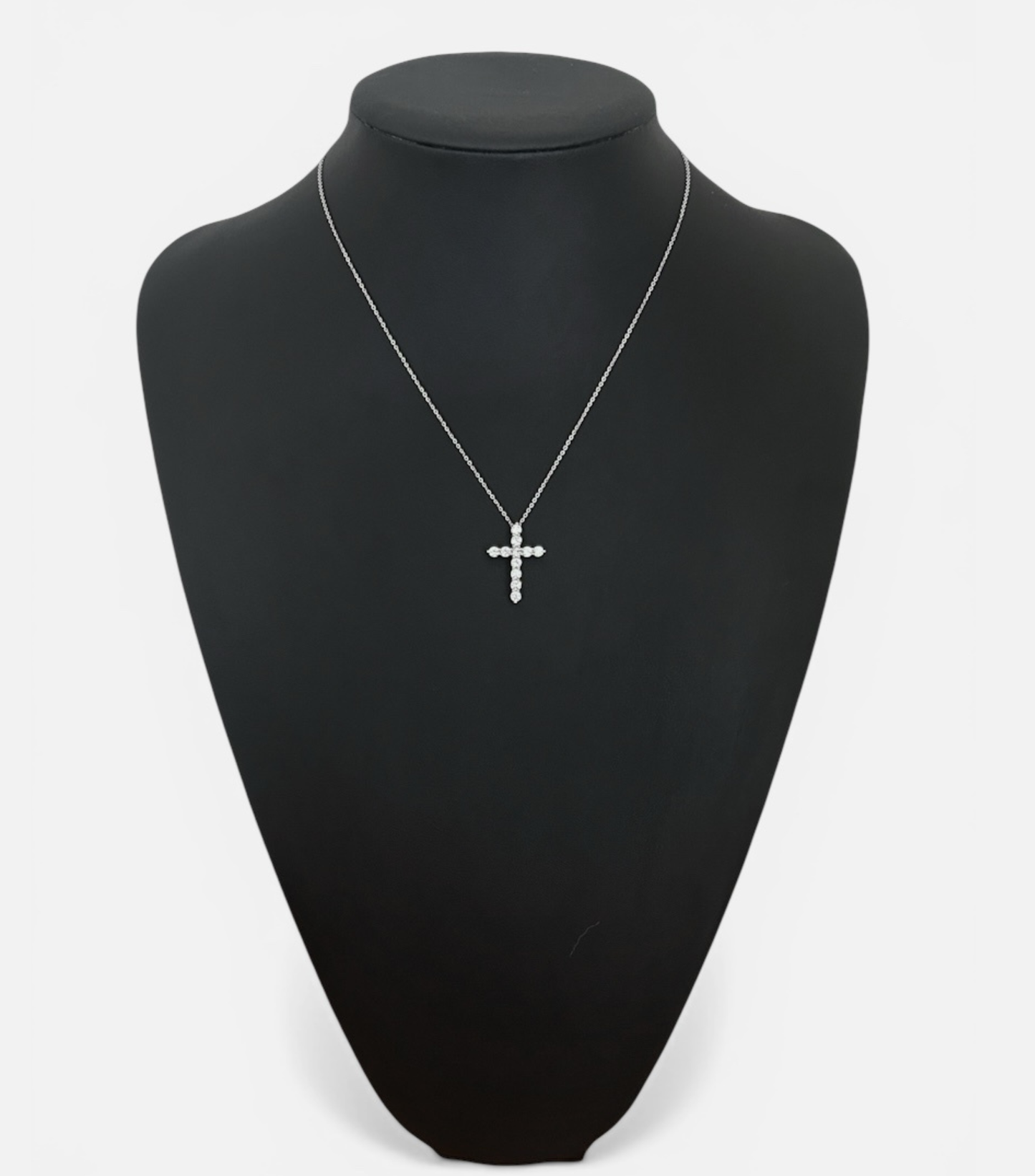 S925 Crystal Cross Necklace