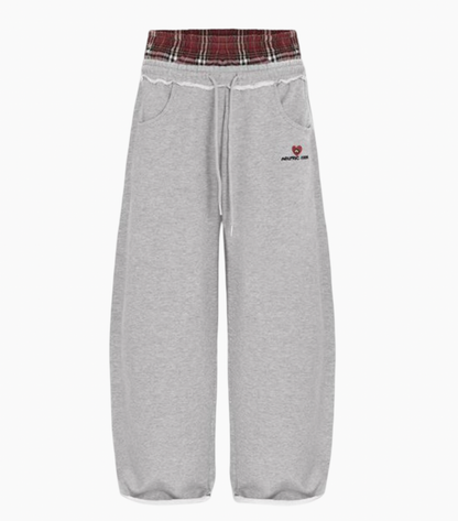 LAYERED SWEAT PANTS