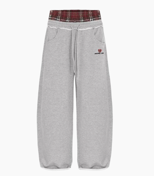 LAYERED SWEAT PANTS