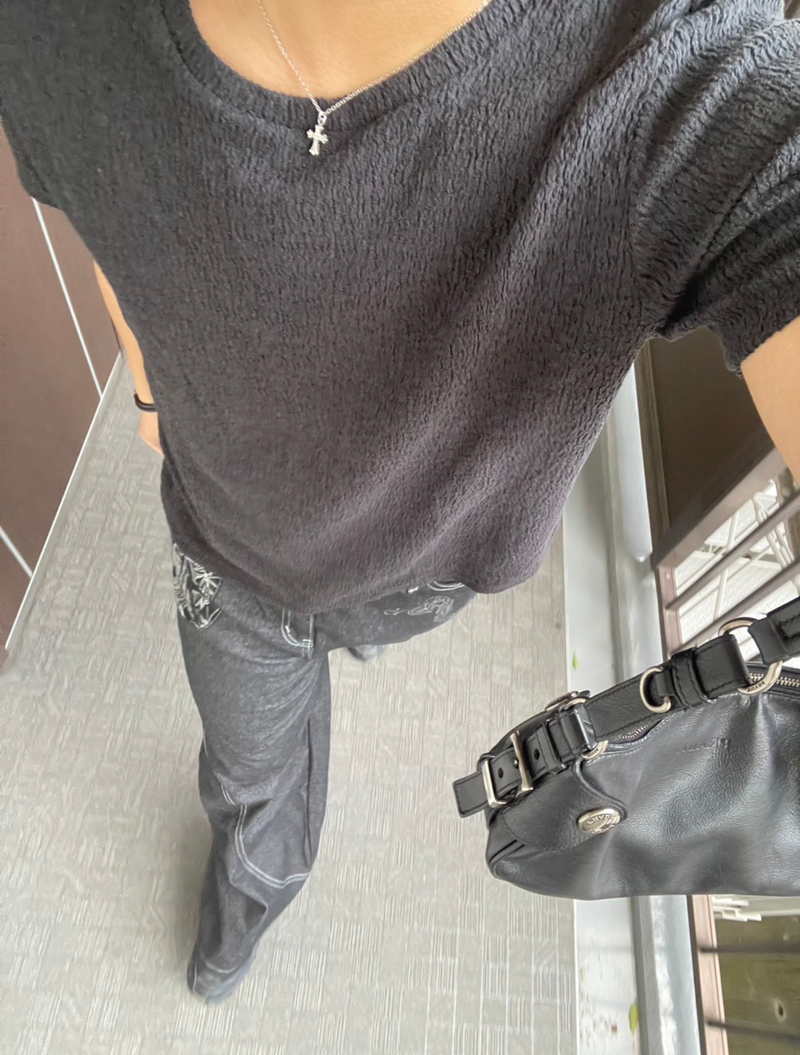 silver925 シルバー十字架ネックレス BU4011