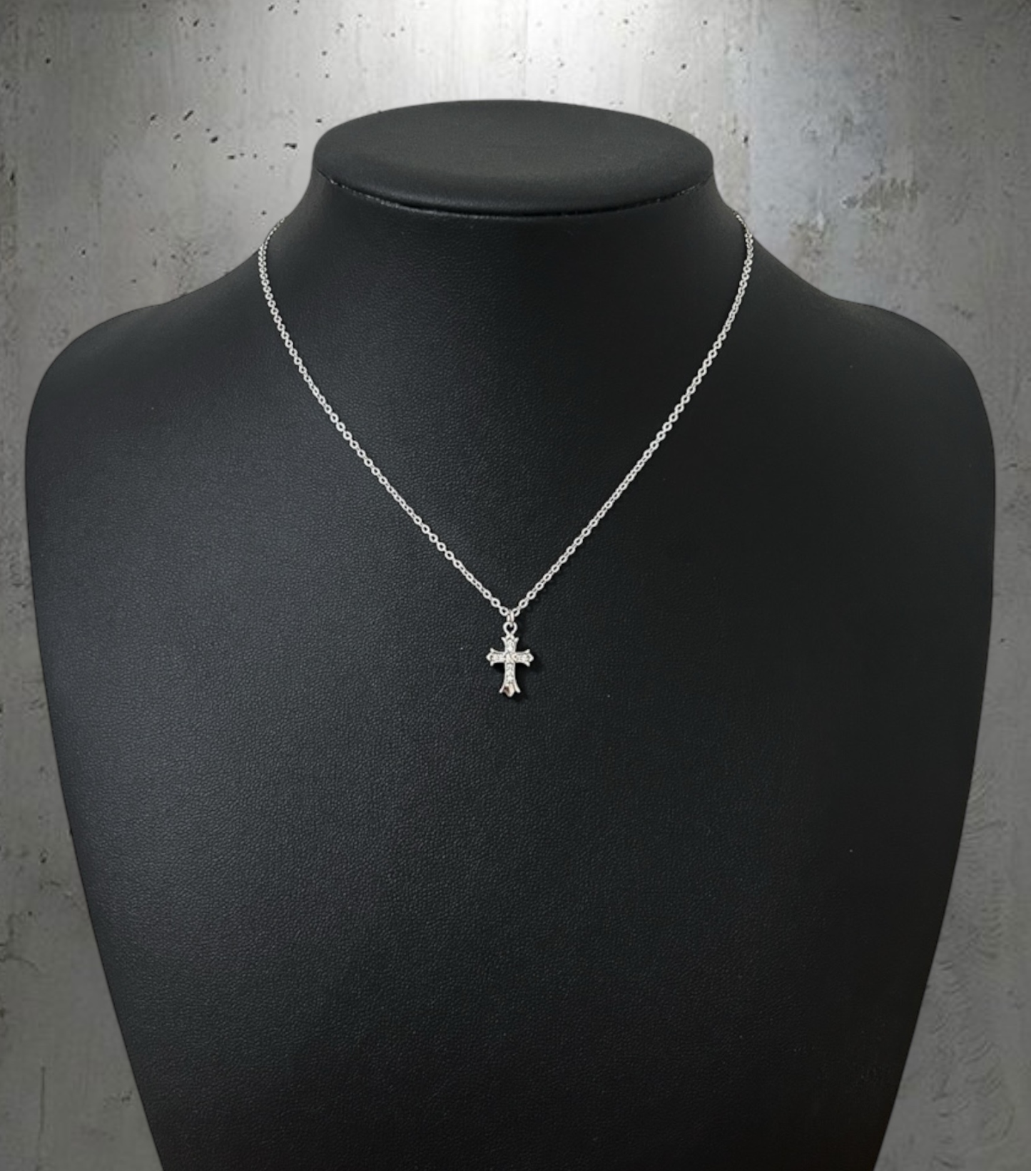 S925 Silver Cross Necklace