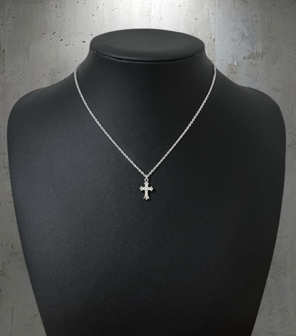 S925 Silver Cross Necklace