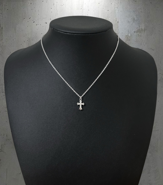 S925 Silver Cross Necklace