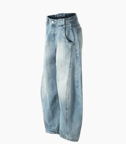 RETRO BAGGY WASHED DENIM