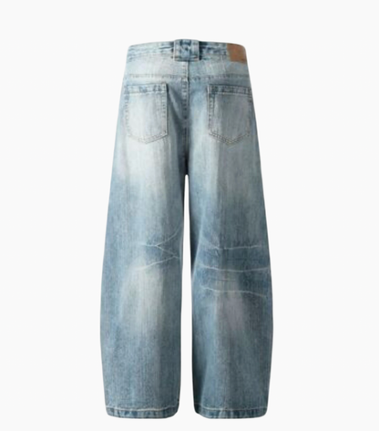 RETRO BAGGY WASHED DENIM
