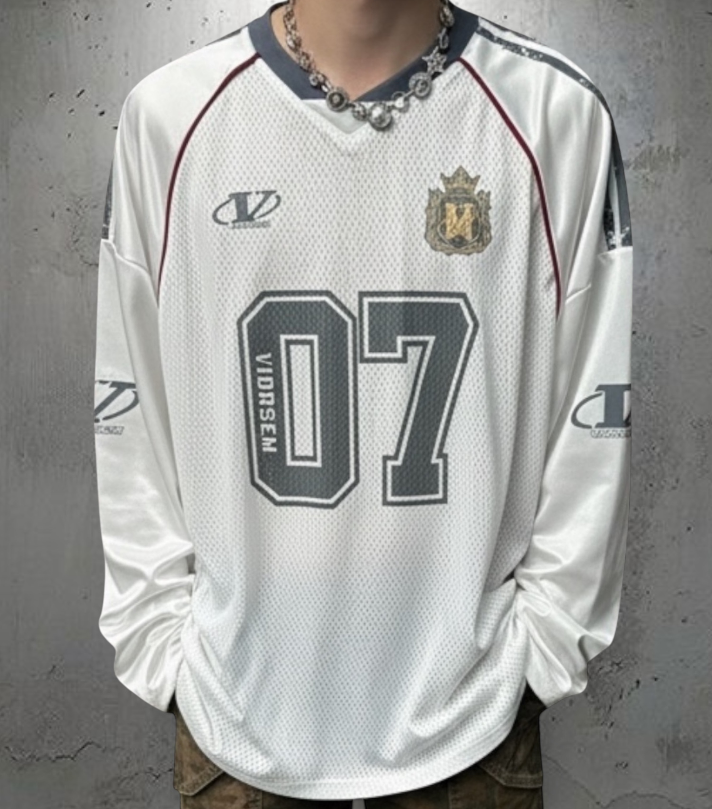 GLOSSY VARSITY JERSEY