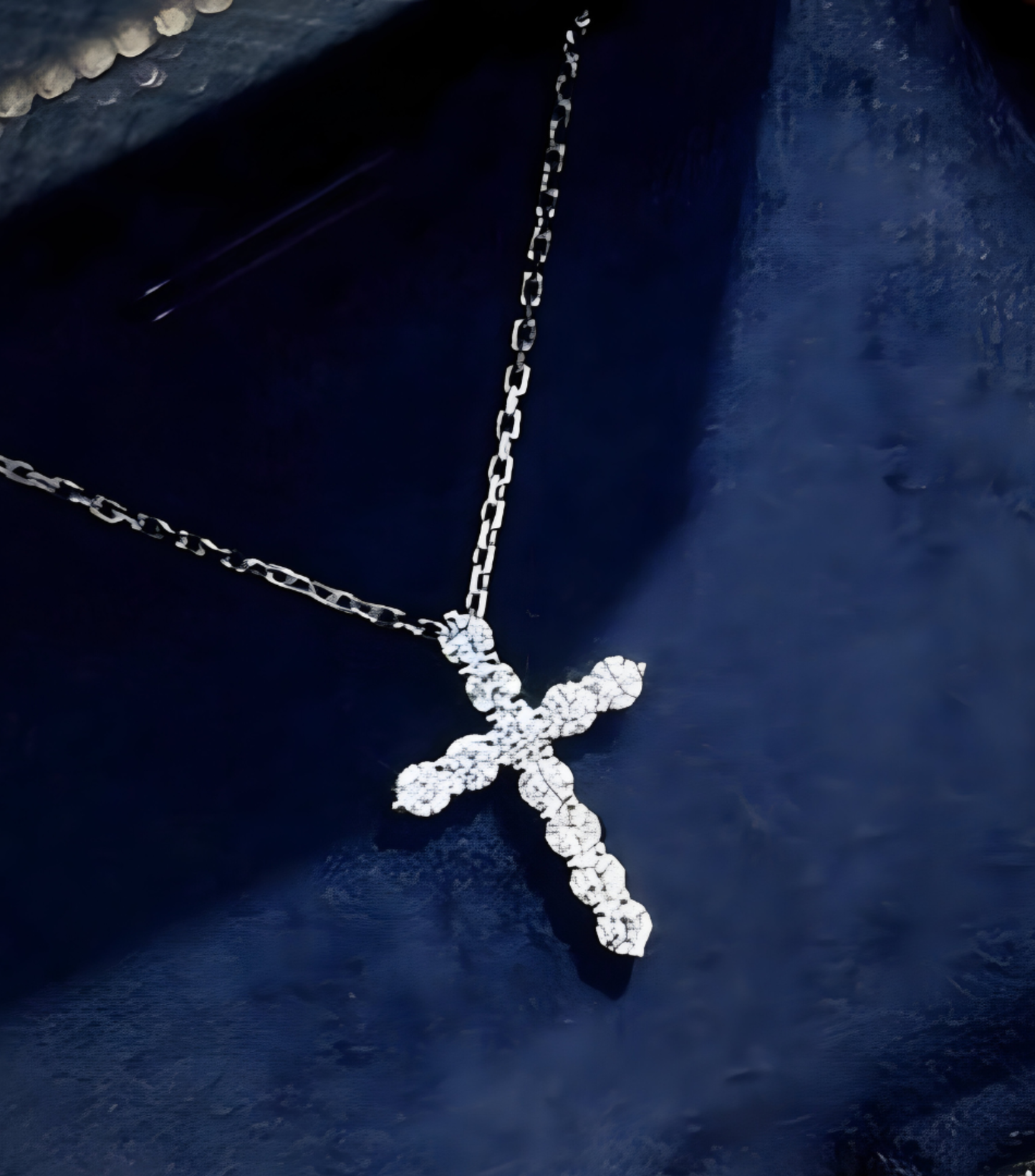 S925 Crystal Cross Necklace
