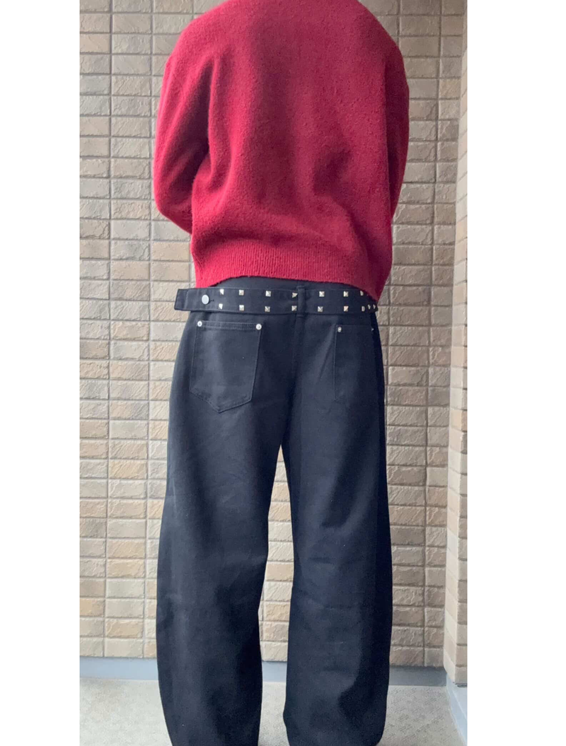 ワイドカーブデニムパンツ KE2014