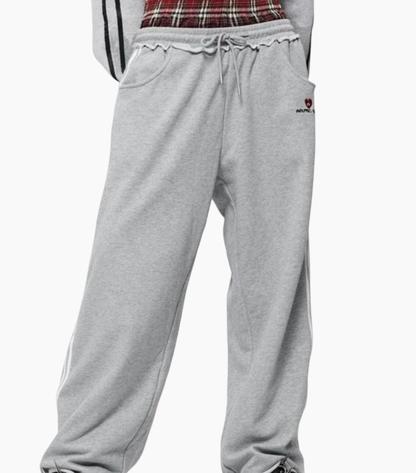 LAYERED SWEAT PANTS
