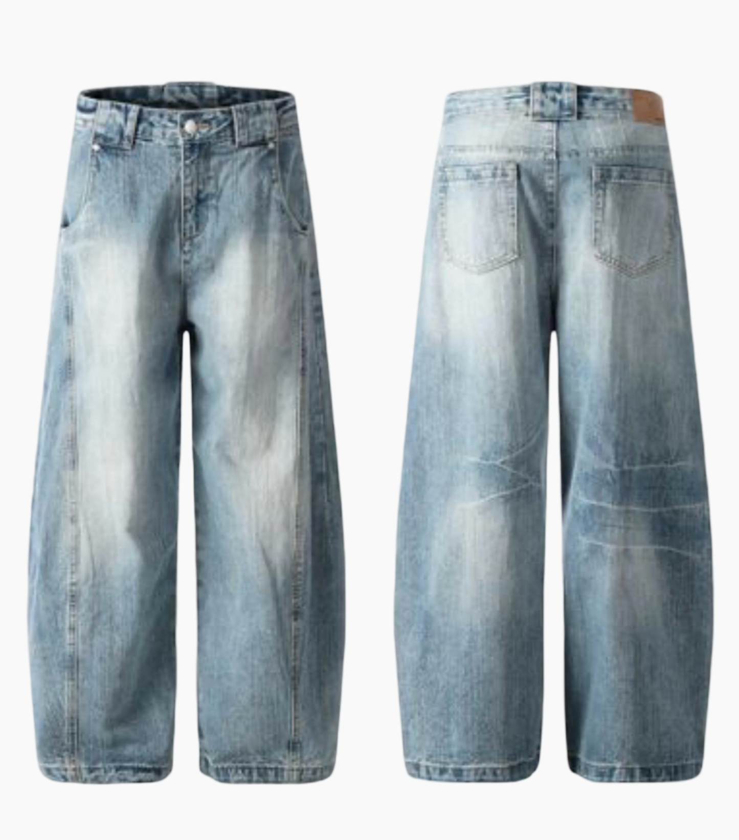 RETRO BAGGY WASHED DENIM