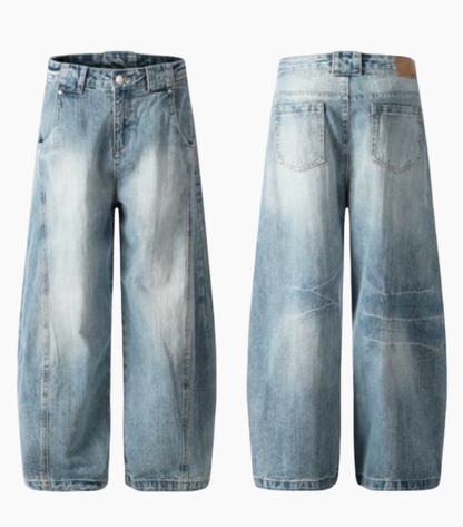 RETRO BAGGY WASHED DENIM