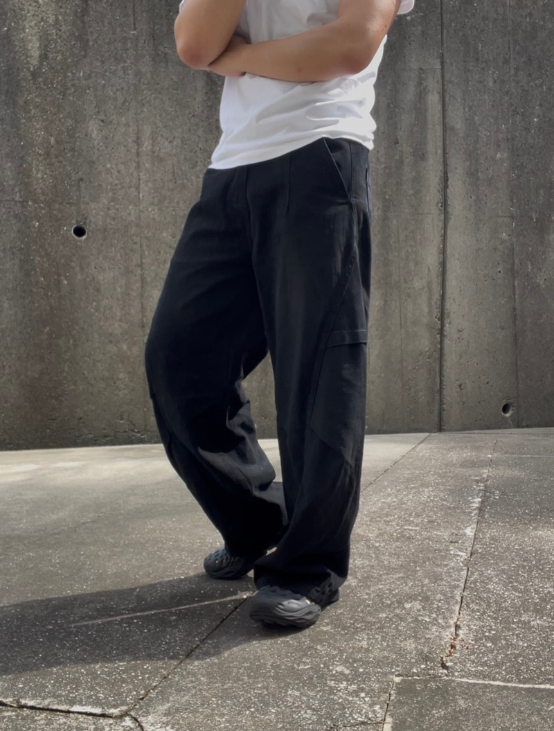 エッセンシャルワイドバギーパンツ BU2855