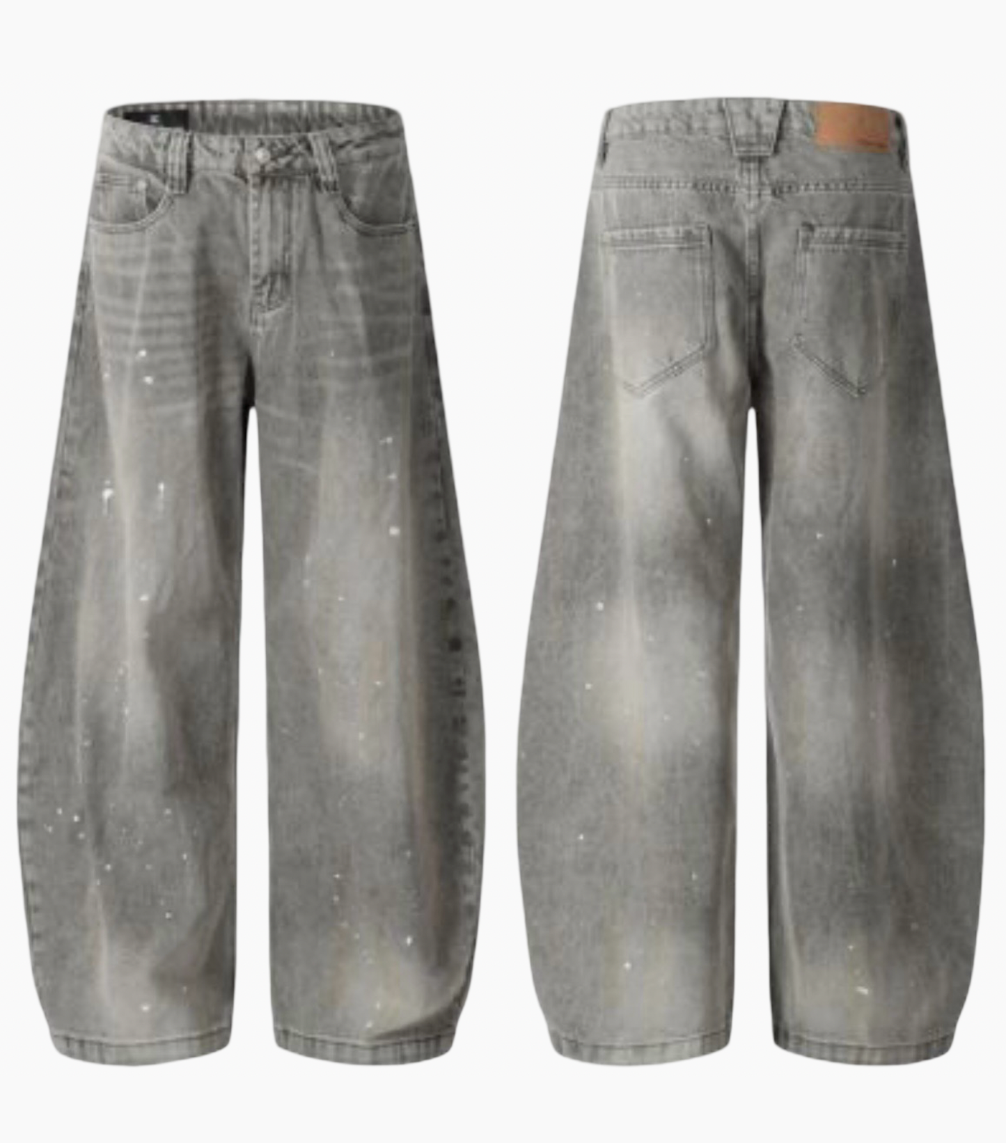 SPLASH BAGGY DENIM PANTS