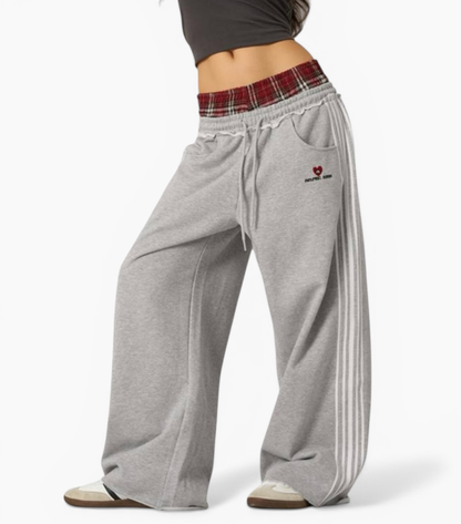 LAYERED SWEAT PANTS