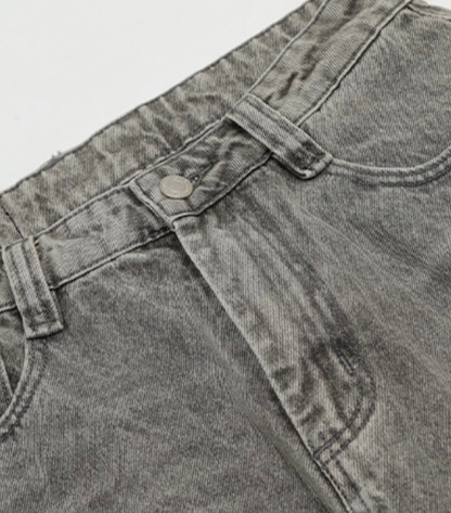 SPLASH BAGGY DENIM PANTS