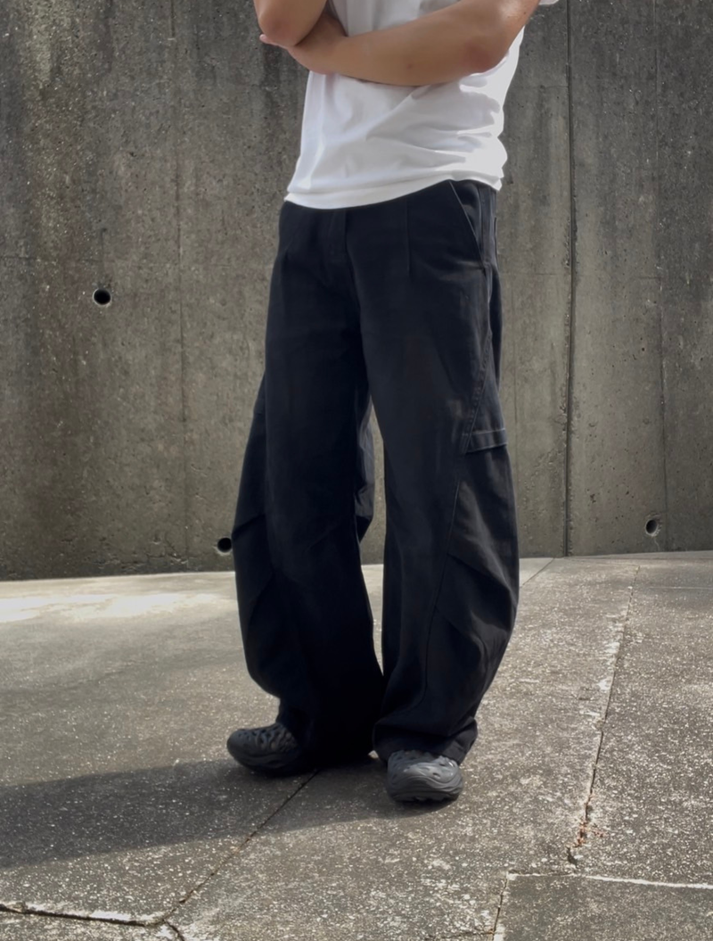 エッセンシャルワイドバギーパンツ BU2855