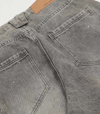 SPLASH BAGGY DENIM PANTS