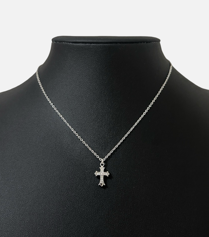 S925 Silver Cross Necklace