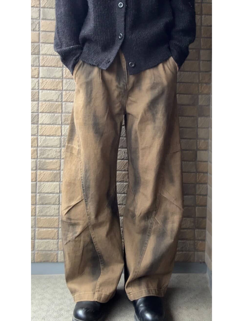 レトロウォッシュデニムパンツ KE2012