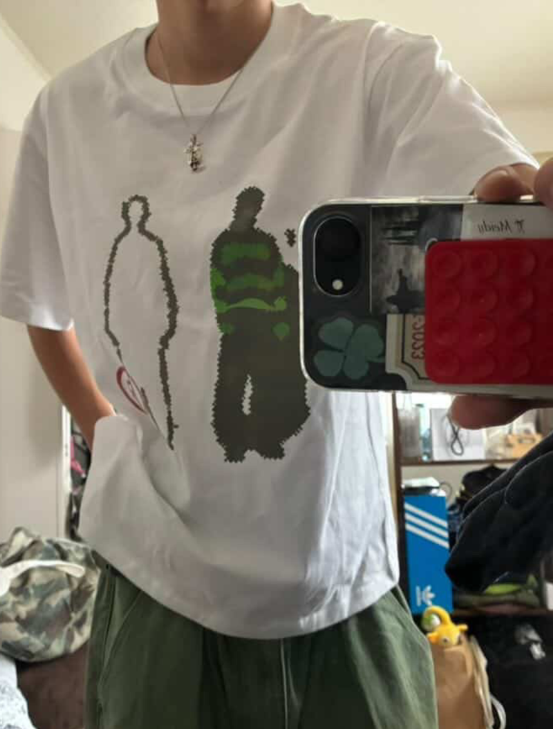 フォトサイングラフィックTシャツ ME1023