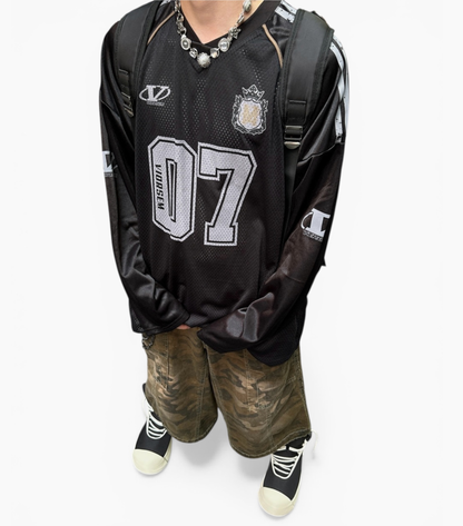 GLOSSY VARSITY JERSEY