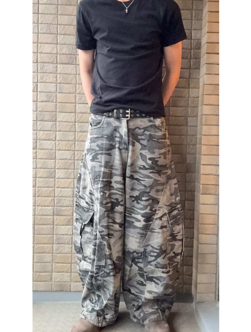 迷彩カーブパンツ KE2015