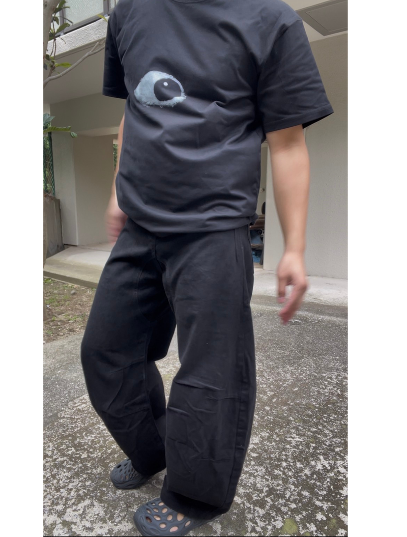 オールドアイプリントルーズTシャツ BU1044