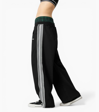 LAYERED SWEAT PANTS