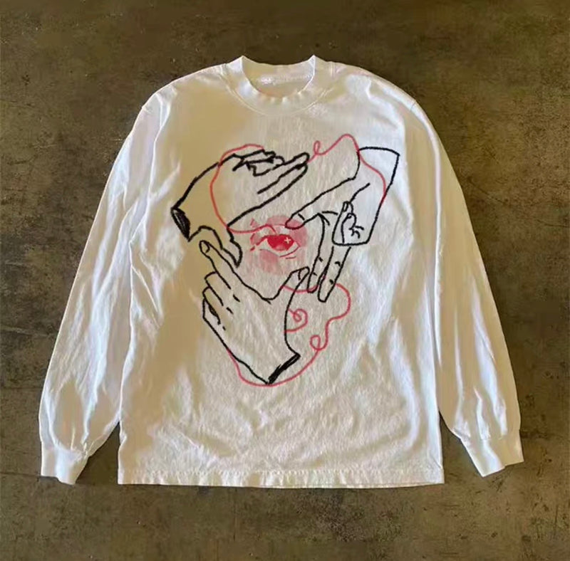 ハンドアートライングラフィックロンT RY1203
