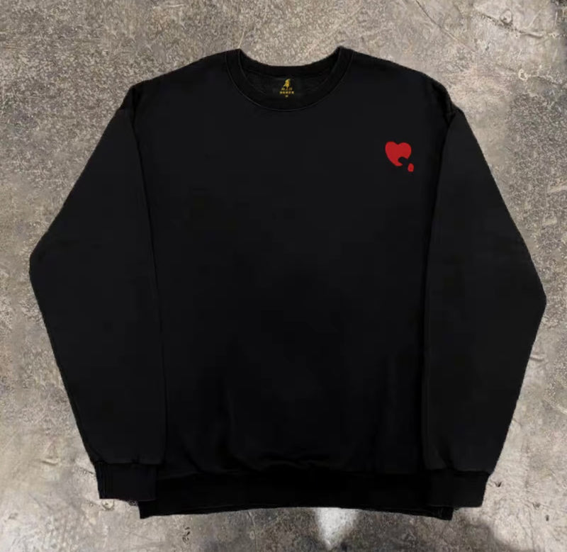 ワンポイントハートグラフィックスウェット RY1106