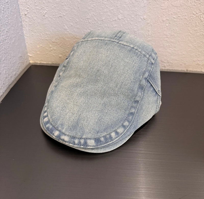 ウォッシュドデニムフラットキャップ ZA6012