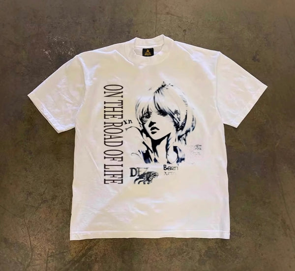 レトロガールヴィンテージTシャツ ZA1003
