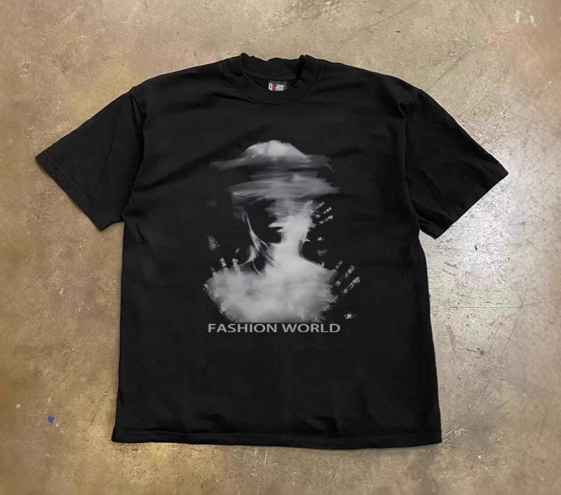 ヴィンテージアブストラクトTシャツ ZA1006