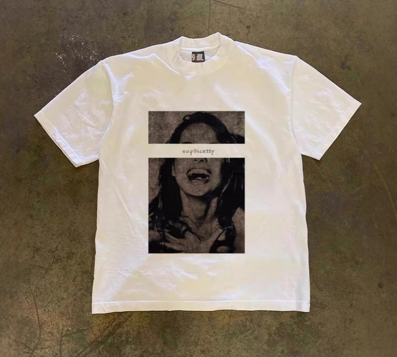 ブラインドアートガールTシャツ ZA1009
