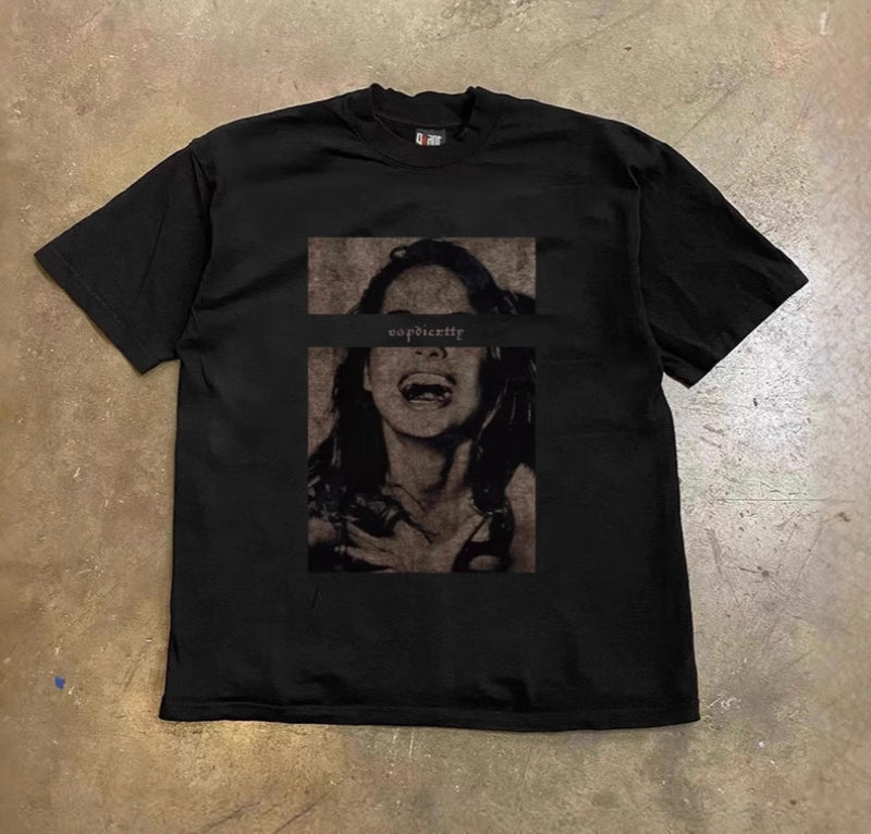 ブラインドアートガールTシャツ ZA1009