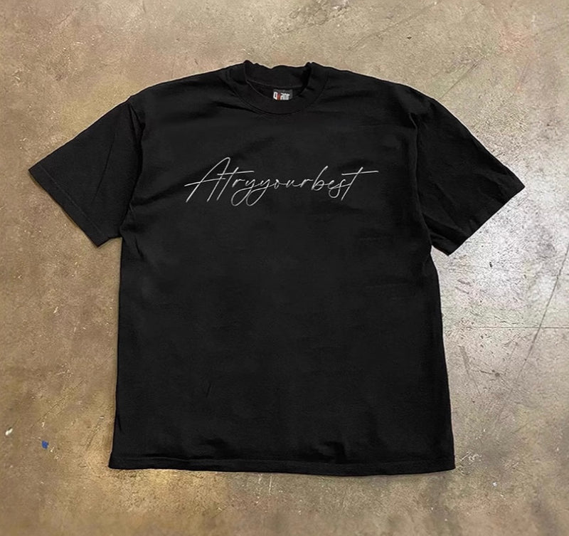 レタリングクリーンロゴTシャツ 1020