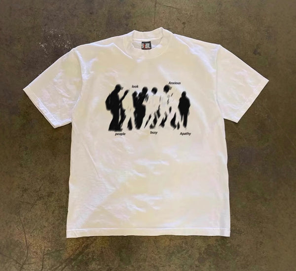 ファジードシャドウグラフィックTシャツ ZA1021