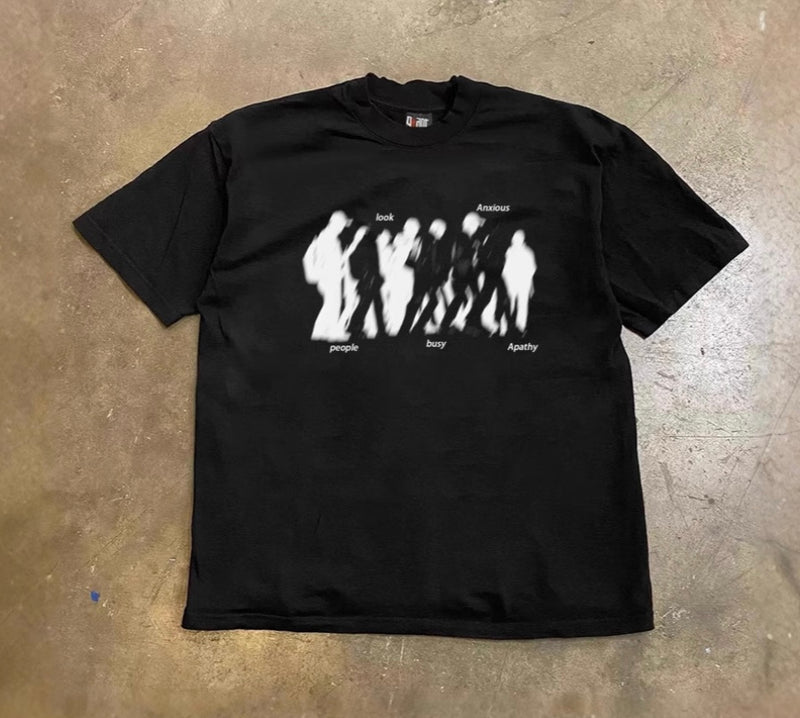ファジードシャドウグラフィックTシャツ ZA1021