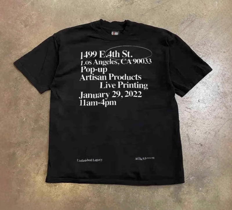 タイポグラフィーTシャツ ZA1030