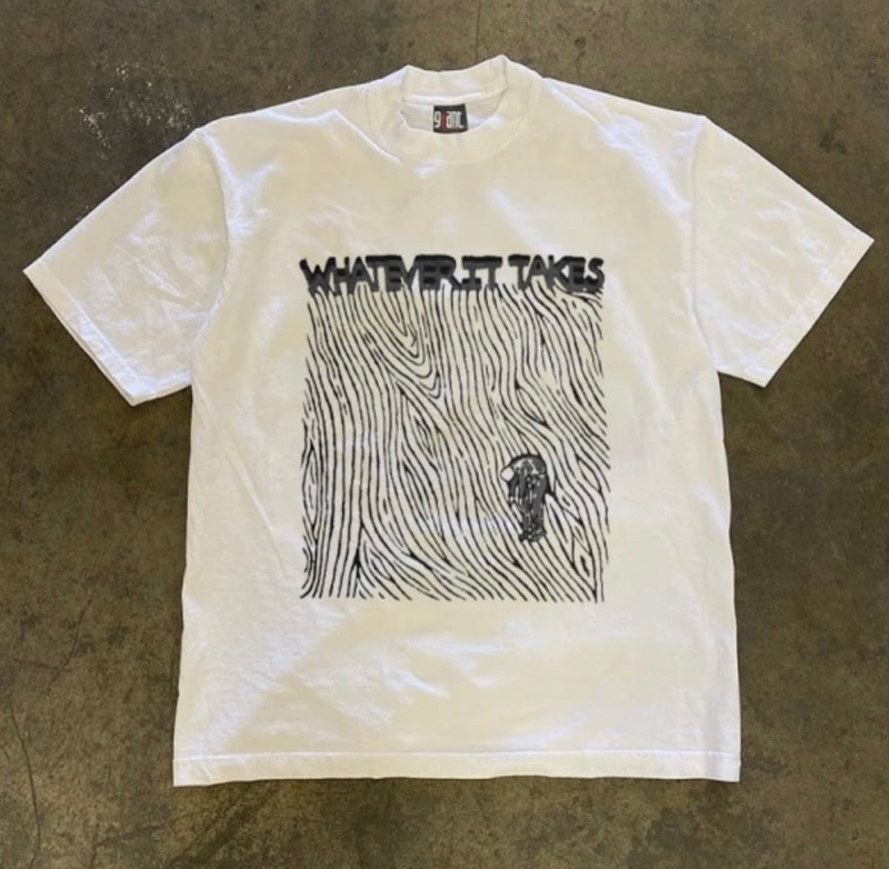 ヴィンテージグラフィックボーンTシャツ ZA1038