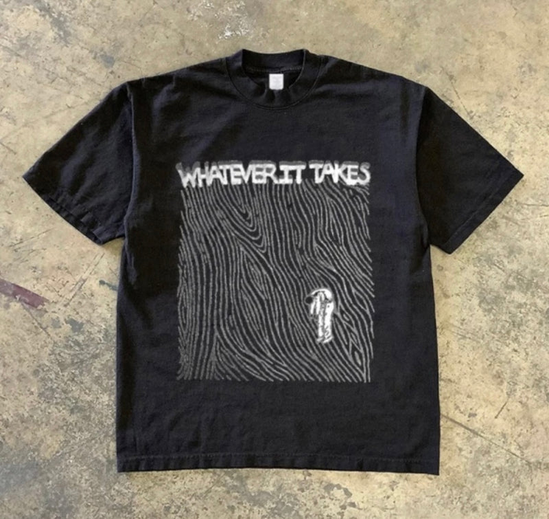 ヴィンテージグラフィックボーンTシャツ ZA1038