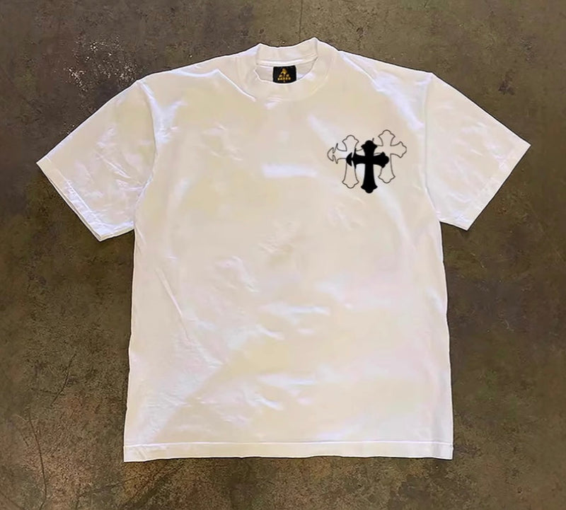 ゴシッククロスグラフィックTシャツ ZA1043