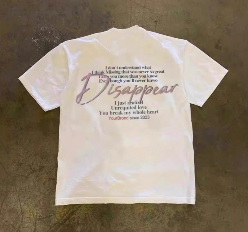 モノトーンフェイスアートTシャツ ZA1044