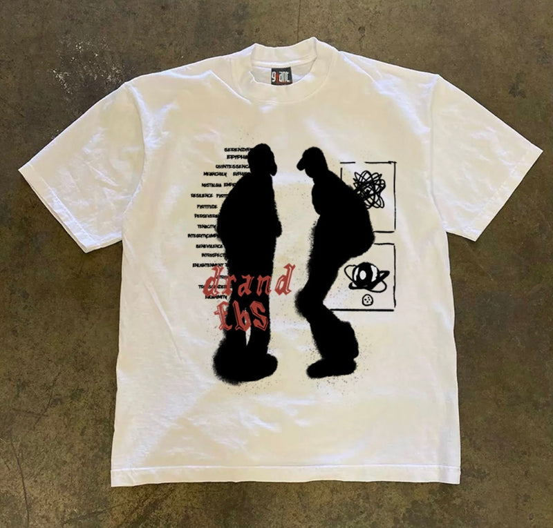 ツインシャドーアートTシャツ ZA1045
