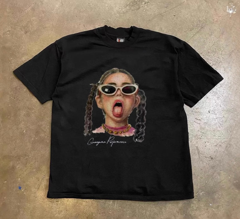 アメリカンガールグラフィックTシャツ ZA1057