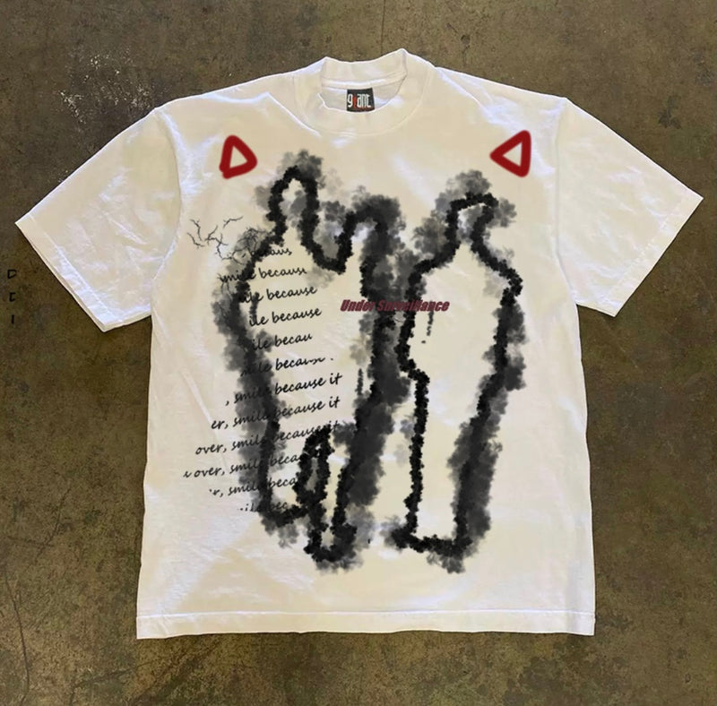 ツインシャドウシルエットTシャツ ZA1058