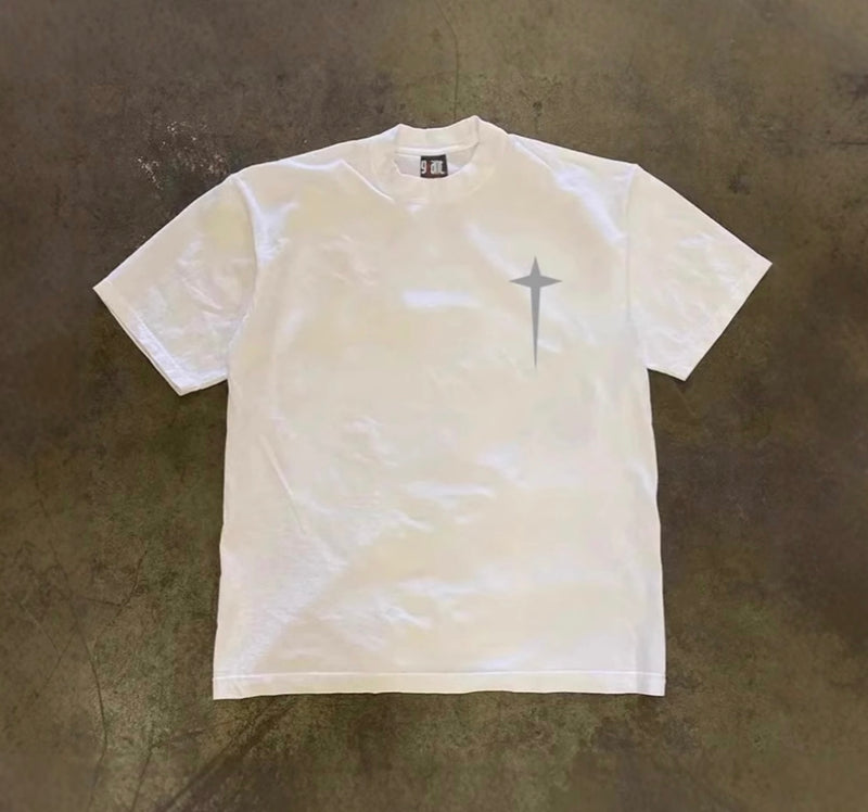 ゴシックレタリングクロスTシャツ ZA1061