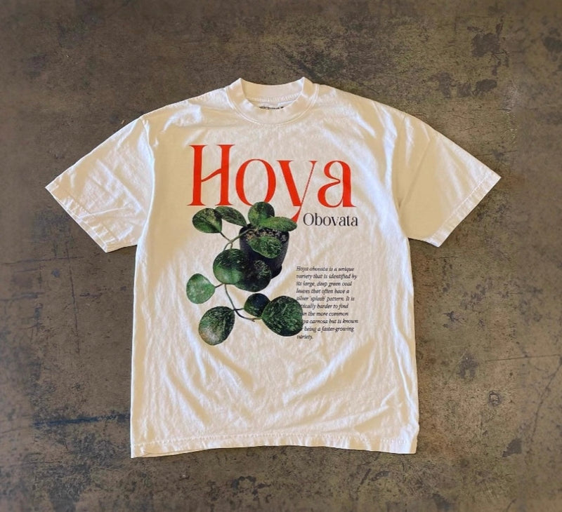 ボタニカルポスターアートTシャツ ZA1062