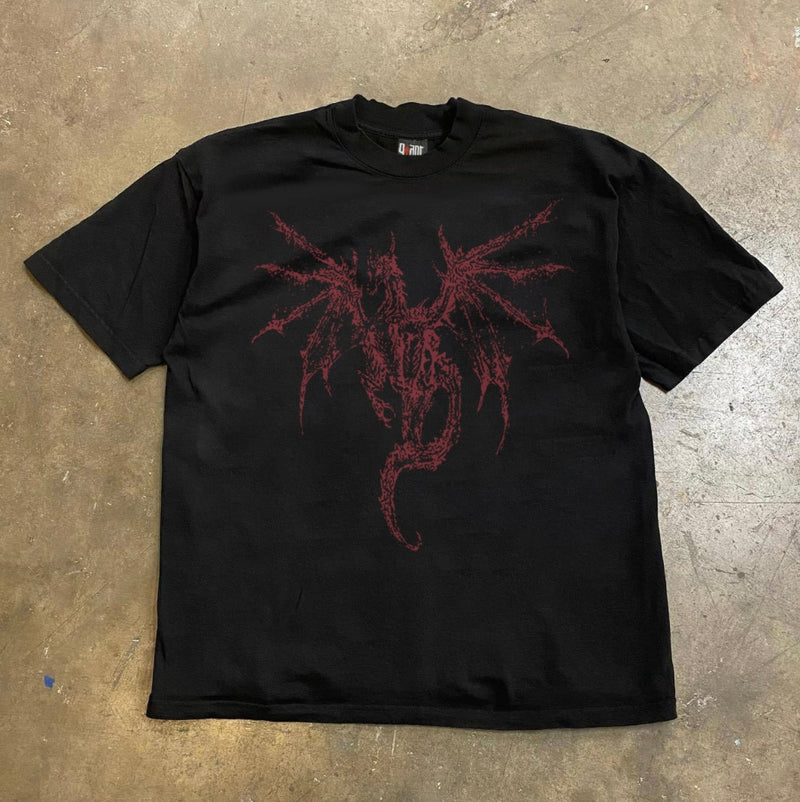 グランジドラゴンエンブレムTシャツ ZA1064